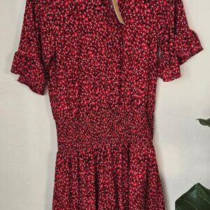 Michael Kors drop waist crepe dress Size M